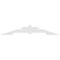 Ekena Millwork Vanguard Architectural Grade PVC Gable Bracket, 108"W x 18"H x 2"D x 6"F, 4/12 Pitch GBP108X18X0206VAN00 - alternate 2